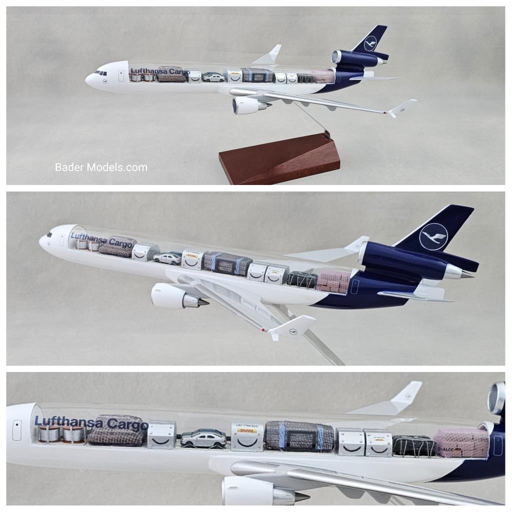 Lufthansa Cargo - MD-11F - (1:144) - 180° Clear Top